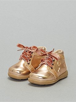 Botins ouro rosa - Kiabi