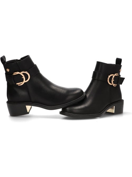 Botins Pretos de Mulher Xti 143103 - Kiabi Botins Pretos de Mulher Xti 143103 - Kiabi
