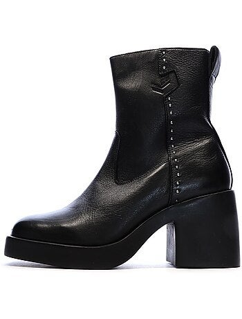 Botins pretos kaporal azra para mulher