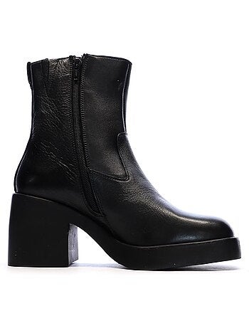 Botins pretos kaporal azra para mulher