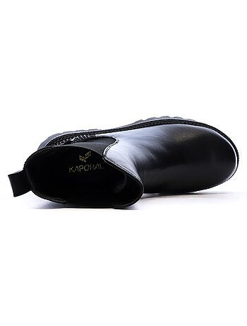 Botins pretos kaporal crissy para mulher