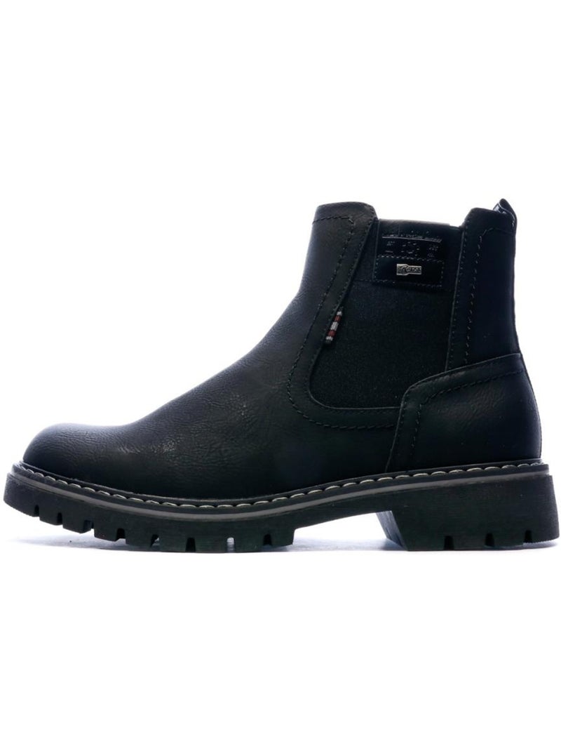 Botins pretos masculinos relife jubilor Preto - Kiabi