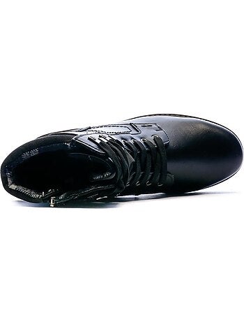 Botins pretos para homem relife joymen