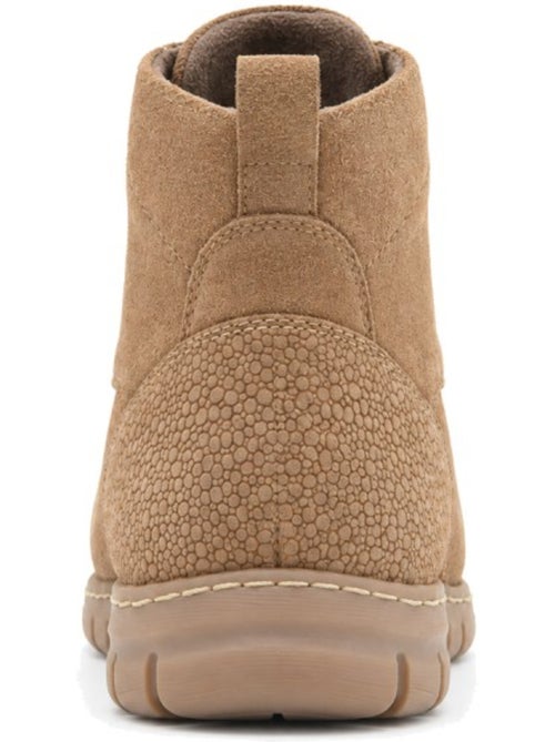 Botins rasos couro natural purapiel - Kiabi