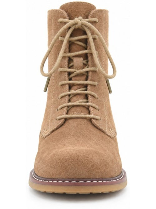 Botins rasos couro natural purapiel - Kiabi Botins rasos couro natural purapiel - Kiabi