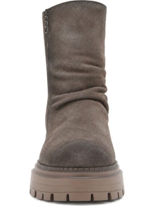 Botins rasos couro natural purapiel - Kiabi Botins rasos couro natural purapiel - Kiabi