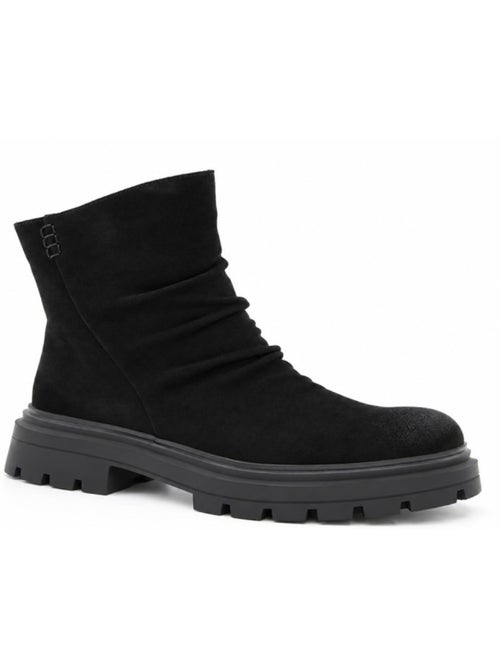 Botins rasos couro natural purapiel - Kiabi Botins rasos couro natural purapiel - Kiabi