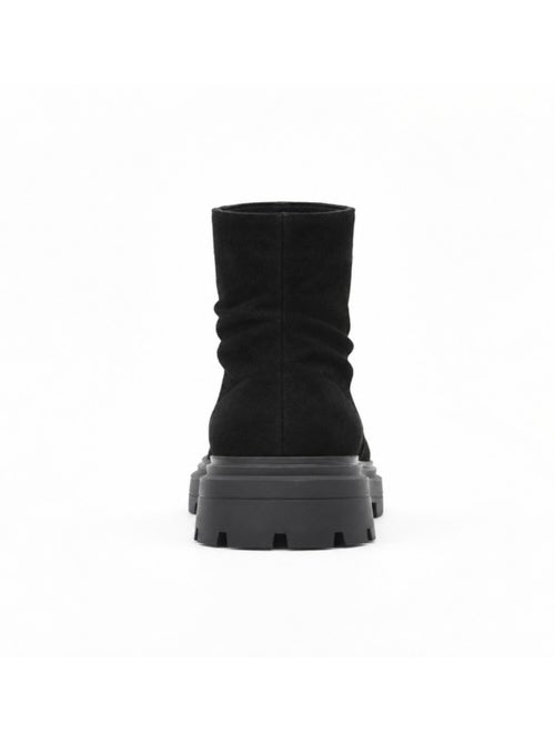 Botins rasos couro natural purapiel - Kiabi Botins rasos couro natural purapiel - Kiabi