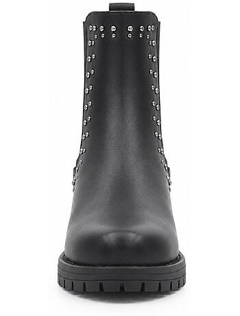 Botins rasos material sintético montevita
