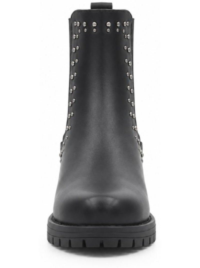 Botins rasos material sintético montevita Preto - Kiabi