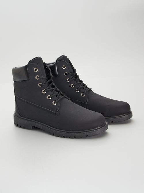 Botins subidos com atacadores - Kiabi
