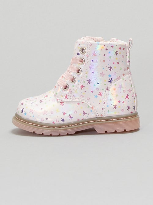Botins subidos estampados - Kiabi