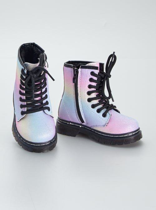 Botins subidos multicolores - Kiabi