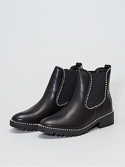 Botins tipo chelsea - Kiabi