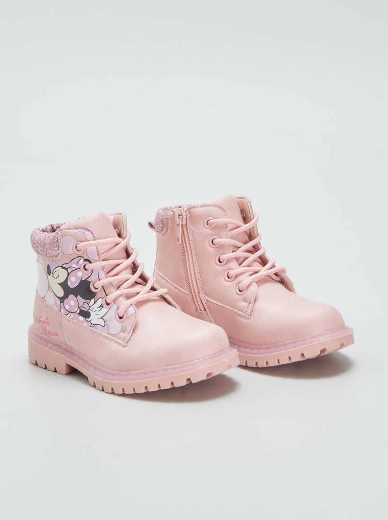 Botins tipo montanha 'Minnie' ROSA - Kiabi