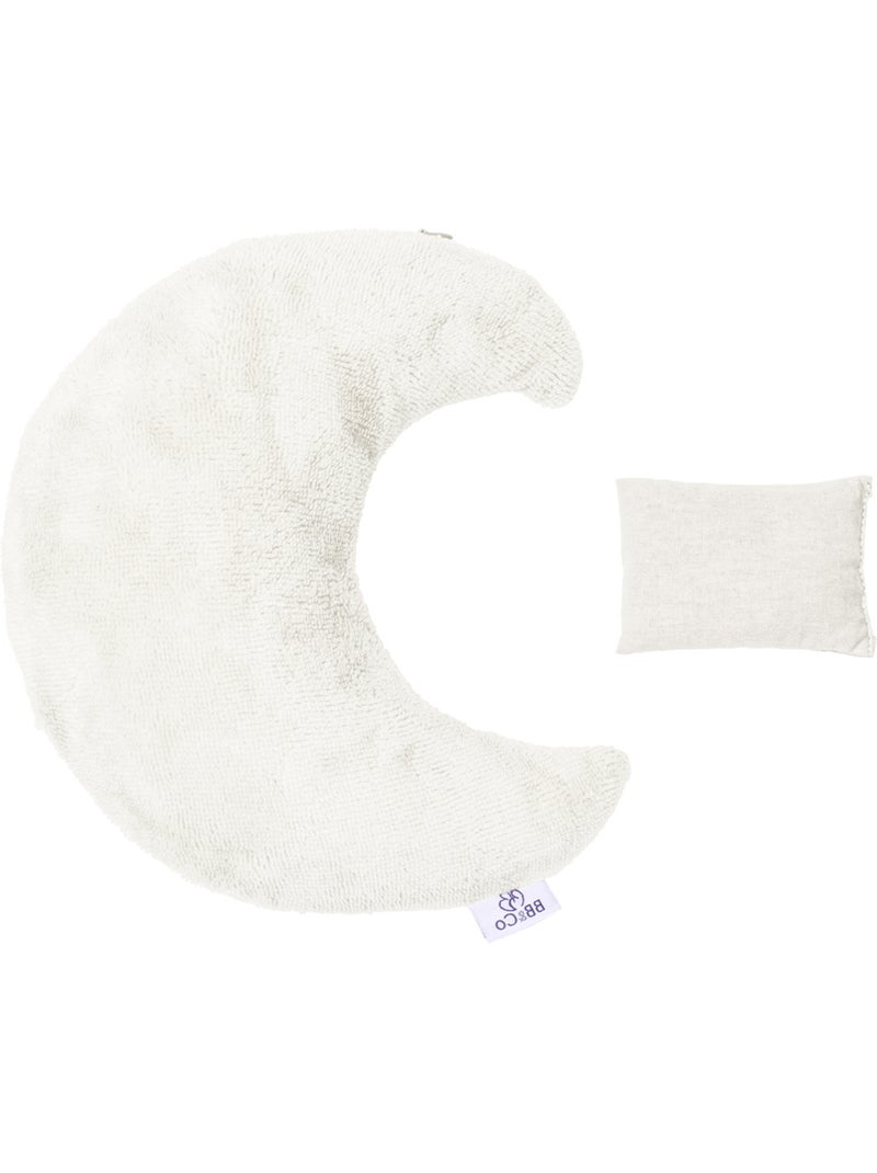 Bouillotte bébé lune aux graines de colza -> bouillote bébé lune en graines de colza | bb&co Ecru - Kiabi