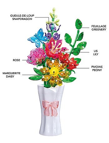 Bouquet de gemas de cristal