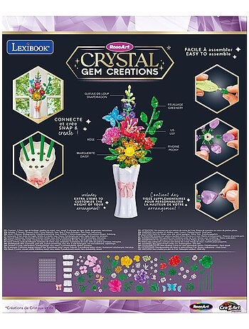 Bouquet de gemas de cristal