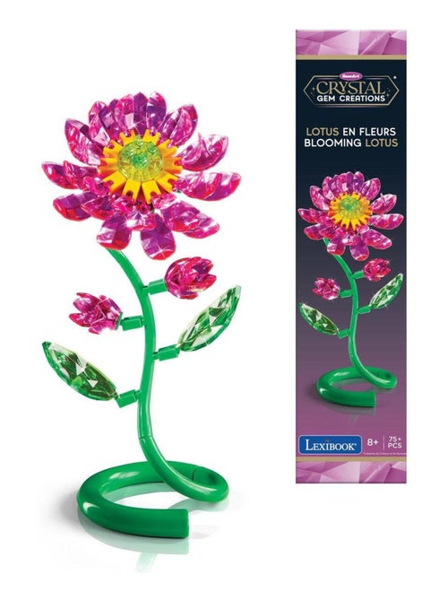 Bouquet de lótus simples com gema de cristal - Kiabi