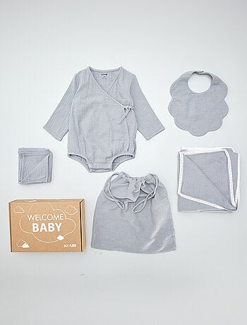 Box de nascimento 'Welcome Baby' - 5 peças