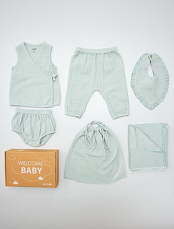 Box de nascimento 'Welcome Baby' - 5 peças