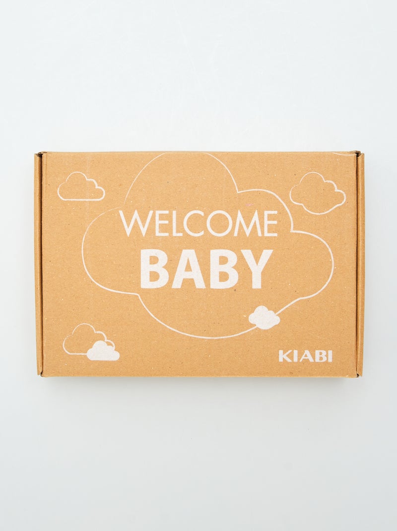 Box de nascimento 'Welcome Baby' - 5 peças VERDE - Kiabi