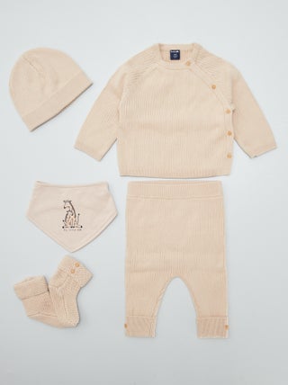 Box de nascimento 'Welcome Baby' 5 peças - Unissexo