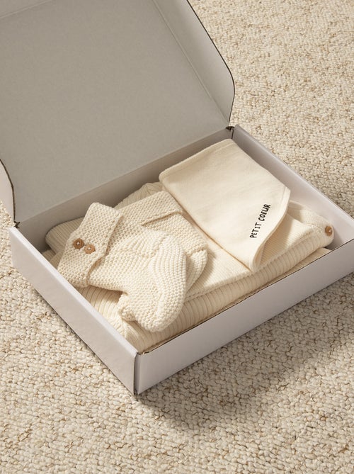 Box de nascimento 'Welcome Baby' 5 peças - Unissexo - Kiabi