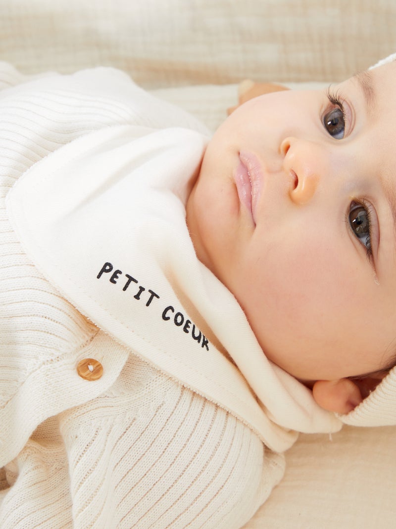 Box de nascimento 'Welcome Baby' 5 peças - Unissexo BRANCO - Kiabi