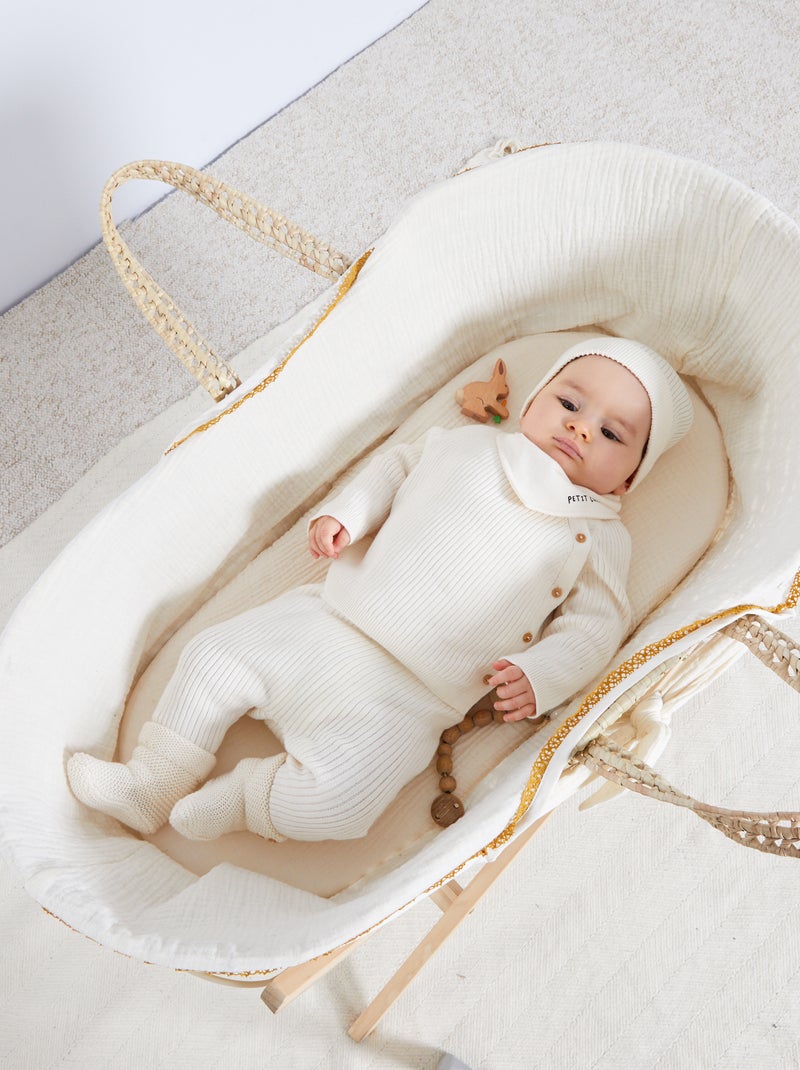 Box de nascimento 'Welcome Baby' 5 peças - Unissexo BRANCO - Kiabi