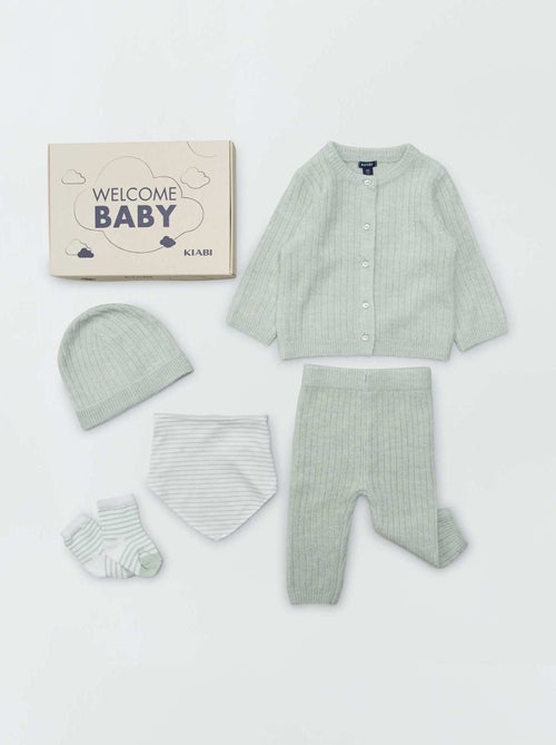 Box de nascimento 'Welcome Baby' 5 peças - Unissexo - Kiabi