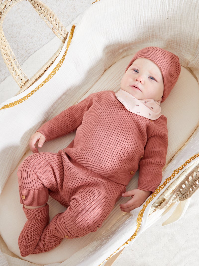 Box de nascimento 'Welcome Baby' 5 peças - Unissexo ROSA - Kiabi