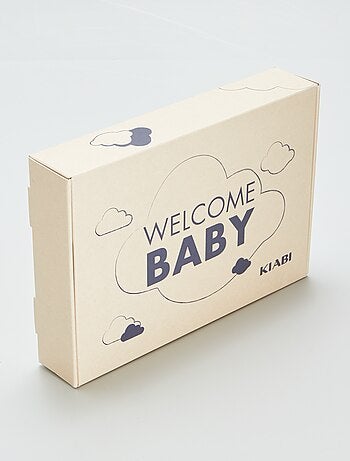 Box de nascimento 'Welcome Baby' 5 peças - Unissexo