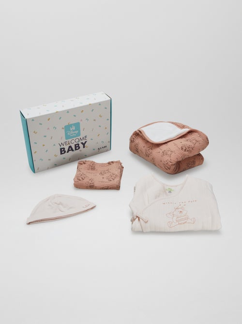 Box de nascimento 'Welcome Baby' 'Disney' - 4 peças - Kiabi
