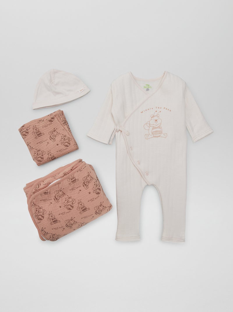 Box de nascimento 'Welcome Baby' 'Disney' - 4 peças ROSA - Kiabi