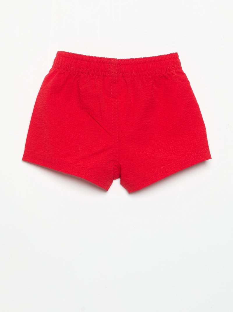 Boxer de banho liso Vermelho - Kiabi