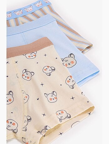 Boxer infantil cute animals de algodão penti
