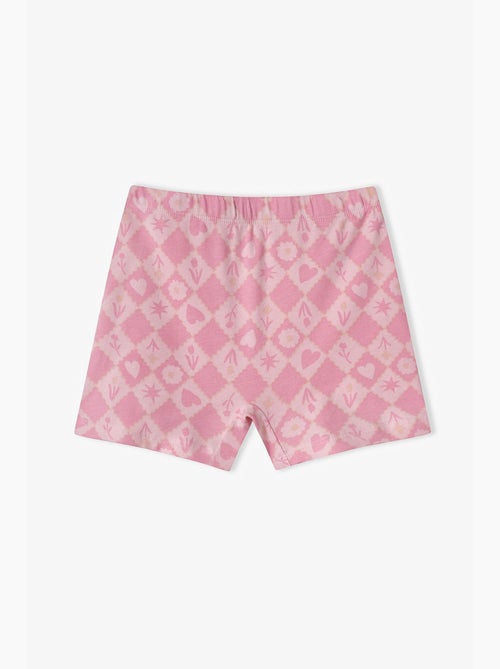 Boxer infantil princess print com padrão de estrelas penti - Kiabi