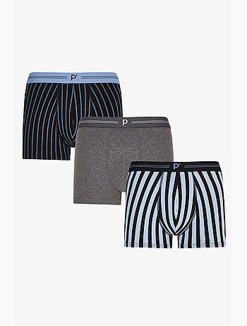Boxer masculino às riscas penti