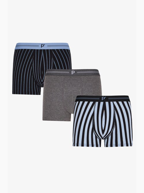 Boxer masculino às riscas penti - Kiabi