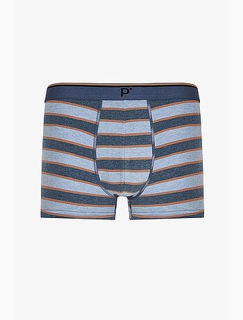 Boxer masculino com listras contrastantes penti