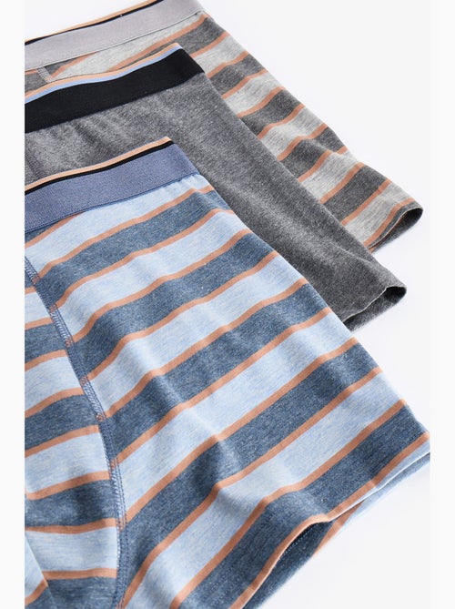 Boxer masculino com listras contrastantes penti - Kiabi