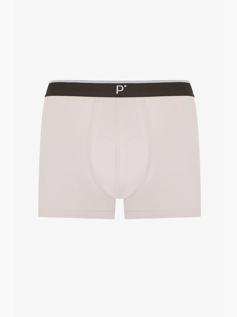 Boxer masculino tone às riscas penti Branco - Kiabi