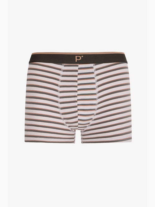 Boxer masculino tone às riscas penti - Kiabi