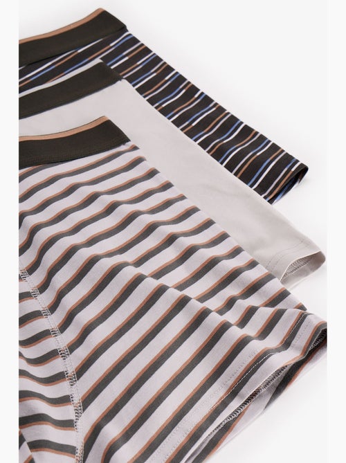 Boxer masculino tone às riscas penti - Kiabi