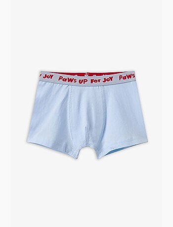 Boxer menino paws for joy de algodão penti