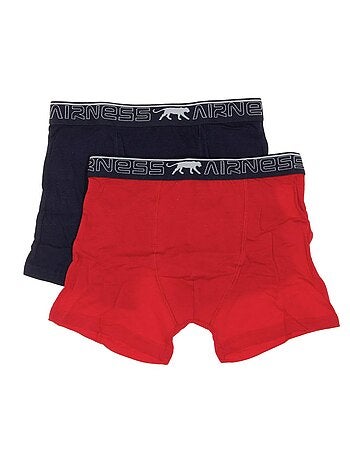 Boxers Airness para Menino - Pack 2 Unidades Vermelho/Azul-Marinho