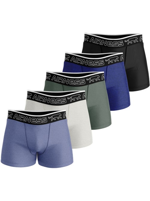 Boxers Airness X5 para Homem - Preto/Branco/Verde - Kiabi Boxers Airness X5 para Homem - Preto/Branco/Verde - Kiabi