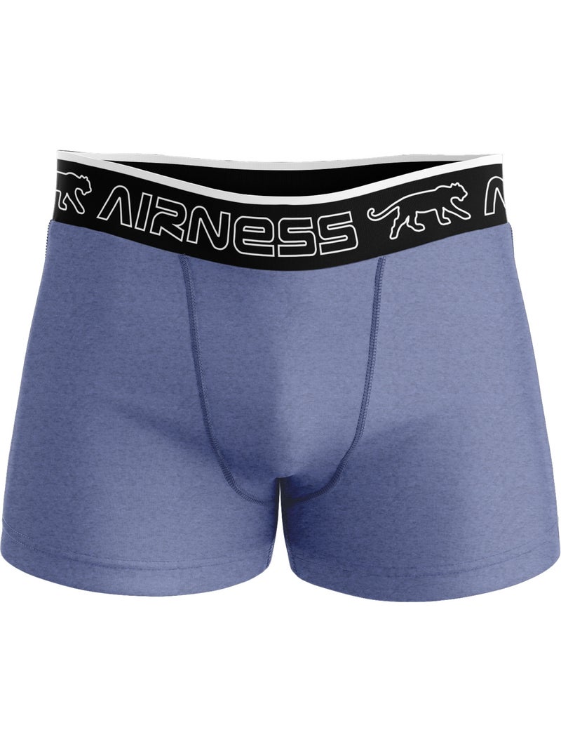 Boxers Airness X5 para Homem - Preto/Branco/Verde Azul - Kiabi