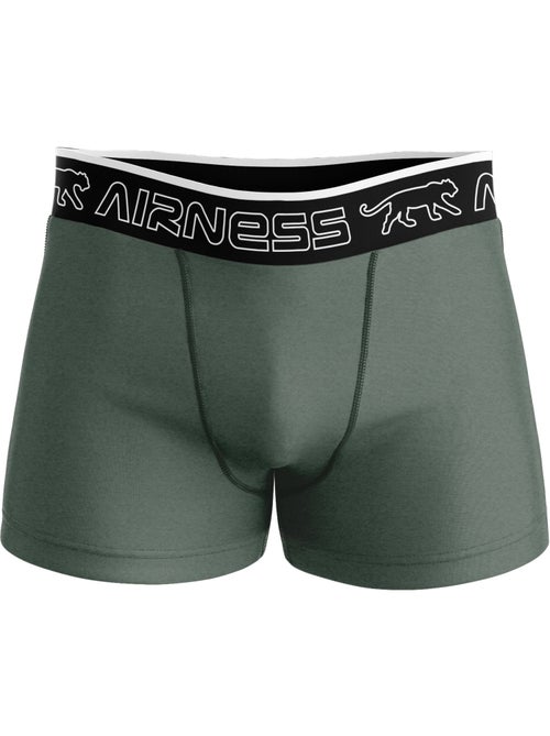 Boxers Airness X5 para Homem - Preto/Branco/Verde - Kiabi Boxers Airness X5 para Homem - Preto/Branco/Verde - Kiabi